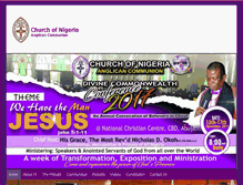 Tablet Screenshot of anglican-nig.org